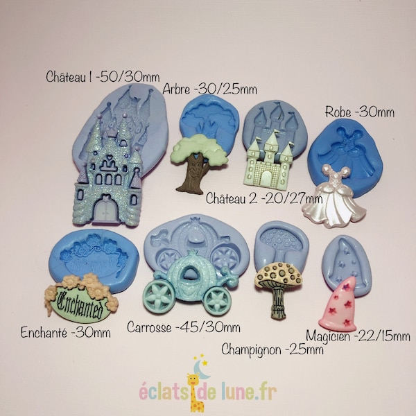 Enchanted fairy theme silicone mold
