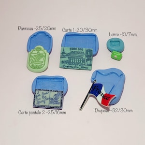 Moule silicone Thème voyage