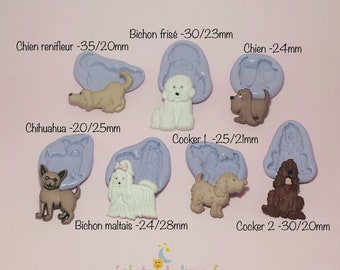 Silicone mold dog theme 2