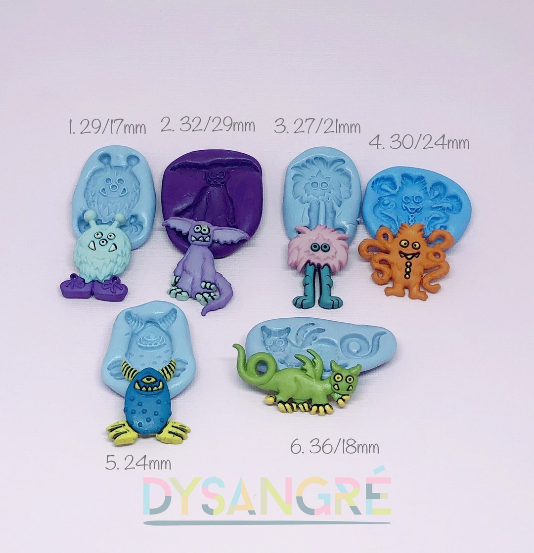 Funny Monster Silicone Mold - Etsy