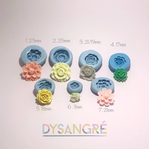 Stampo in silicone per fiori vari