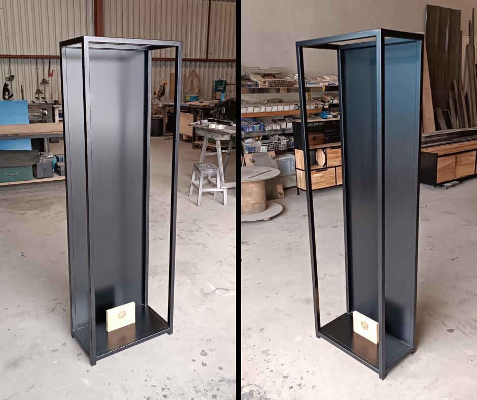 Range - Bûches en métal