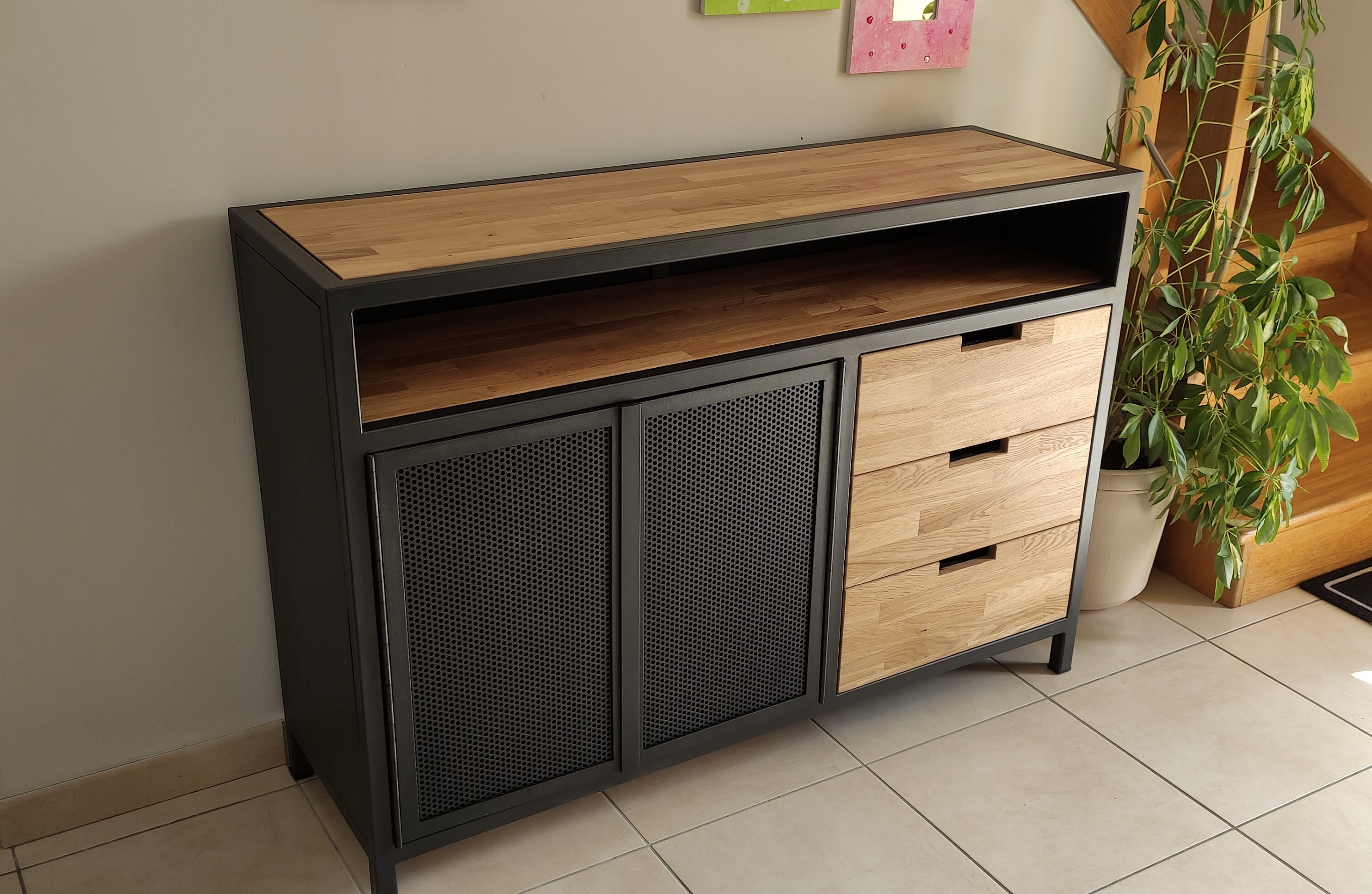 Buffet Bois et Métal