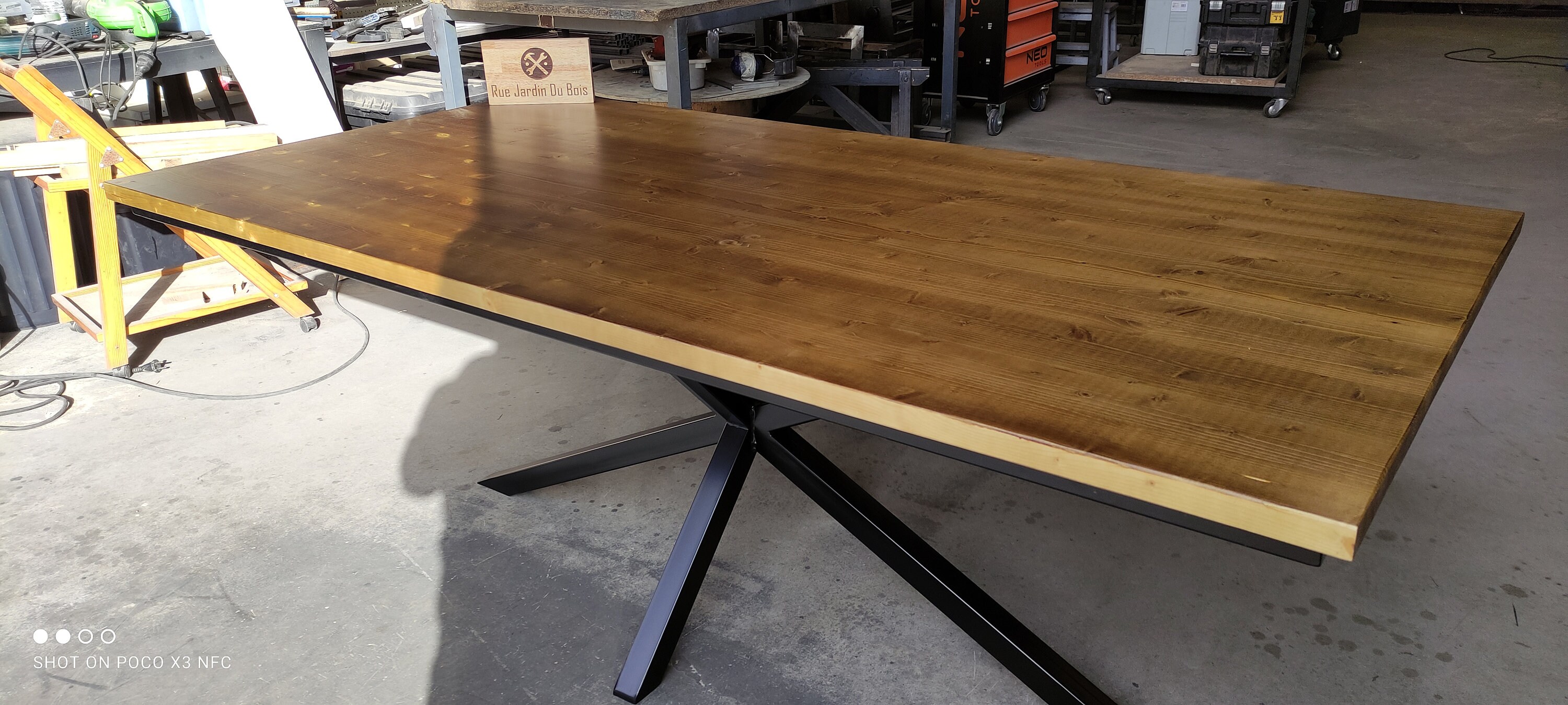 Plateau de table sur-mesure en bois massif - Meuble sur Mesure