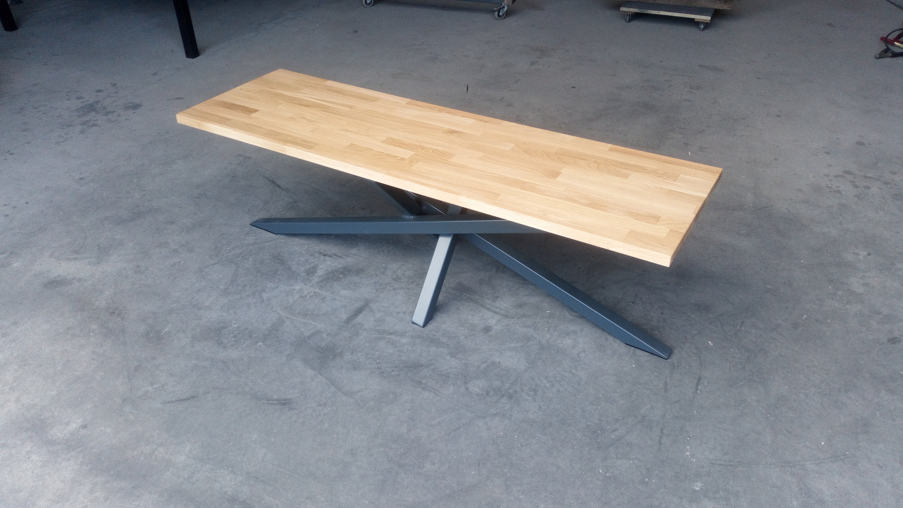 Banc en Chêne et Métal