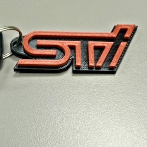 STI Logo Keychain