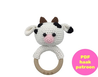 Haakpatroon rammelaar Karel Koe | PDF | Bijtring | Amigurumi | Nederlands | WTF Wattefreubelen