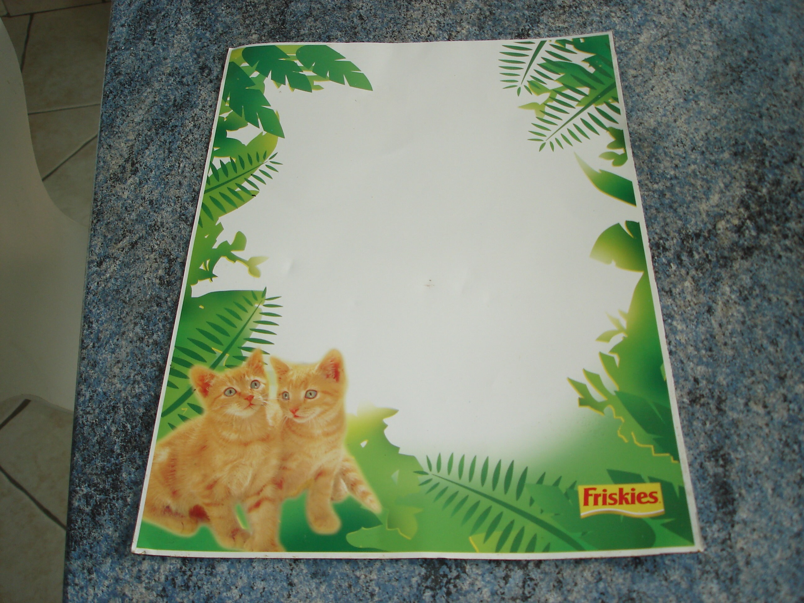 Tableau Mémo Chat Friskies Pour Frigo Message Note Frigo