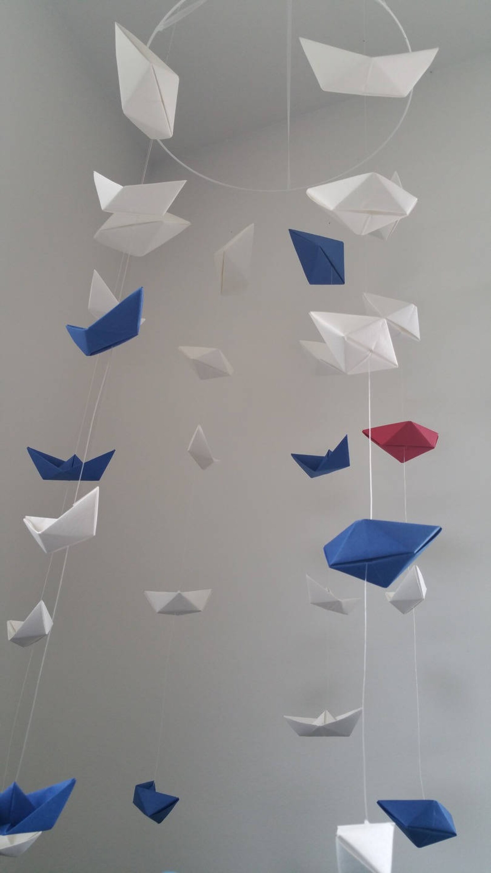 Décoration bébé mobile origamis bateaux Etsy France