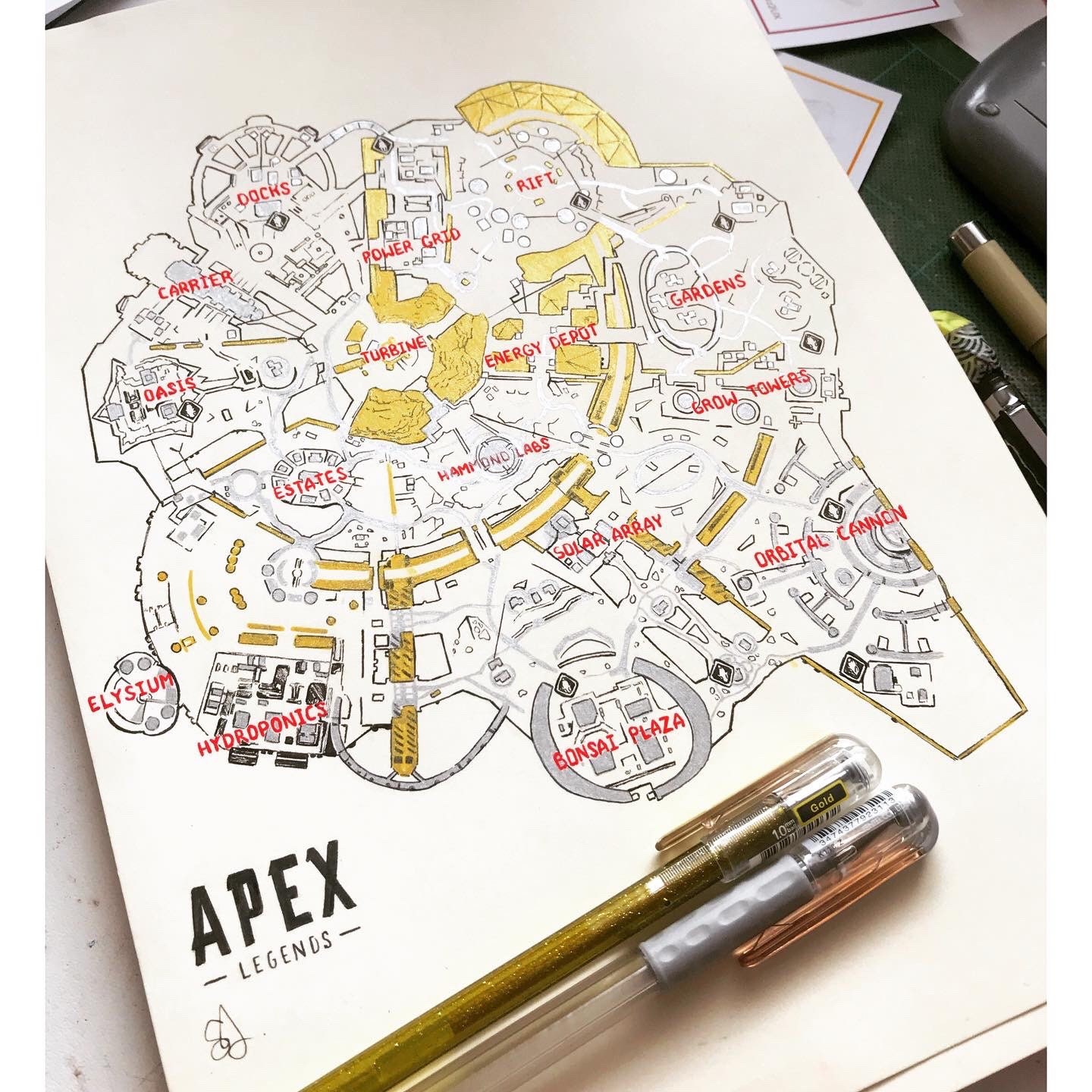 Apex Legends Olympus Map Etsy Uk