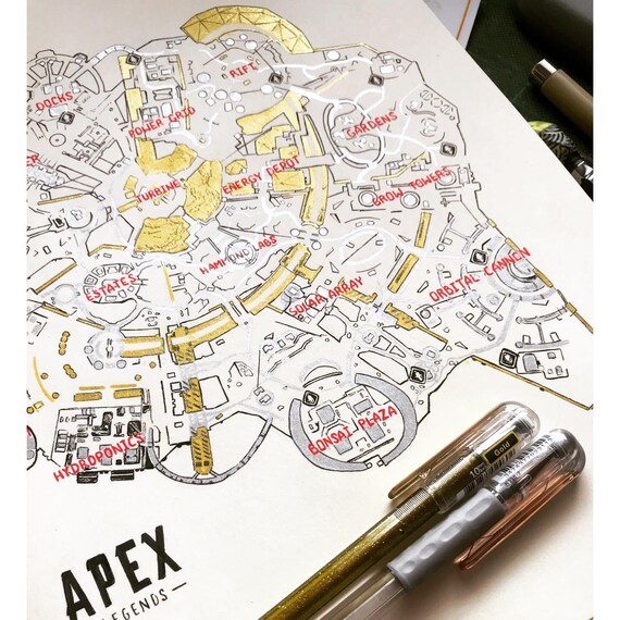 Apex Legends Olympus Map Etsy Apex Legends Olympus Map Etsy