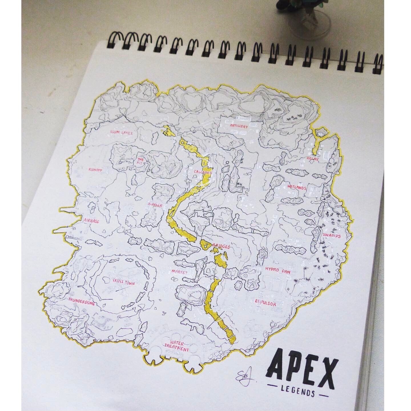 Apex Legends Kings Canyon Map Etsy Apex Legends Kings Canyon Map Etsy