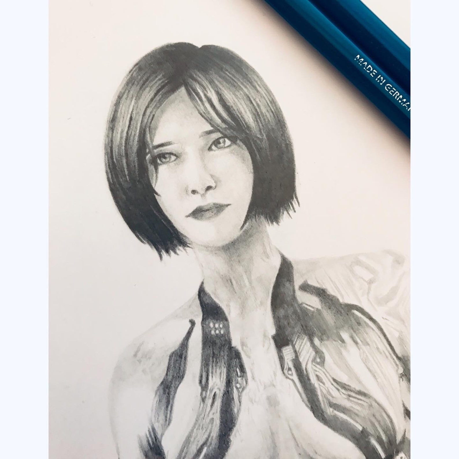 Halo Cortana Portrait Print - Etsy