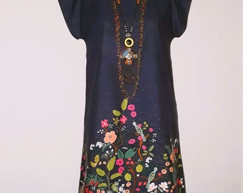 Dress *Le Jardin d'Eden* cotton, boho from 34 to 50