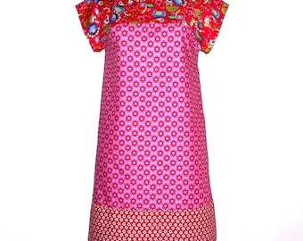 THAÏS cotton boho dress from 34 to 50