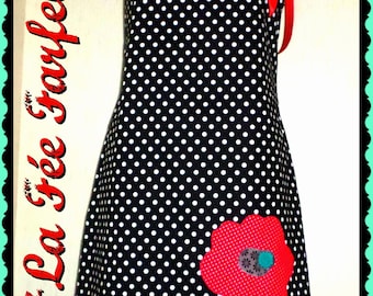 "POPICY" cotton ribbon dress from 36 to 46