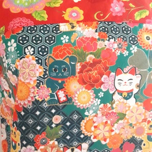 Maneki-Neko cotton dress from 34 to 50 image 2