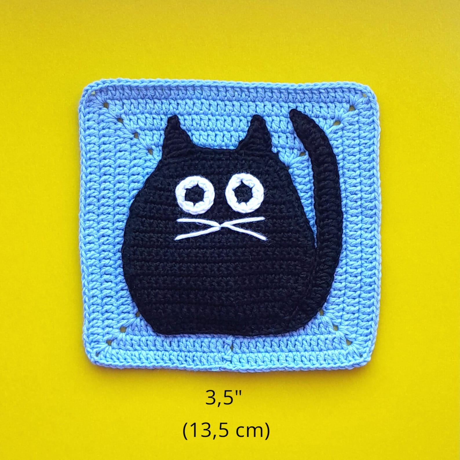Crochet Granny Square Cat Pattern (PDF Download) - Etsy