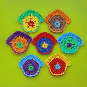 Crochet Christmas House Garland Pattern (PDF Download)