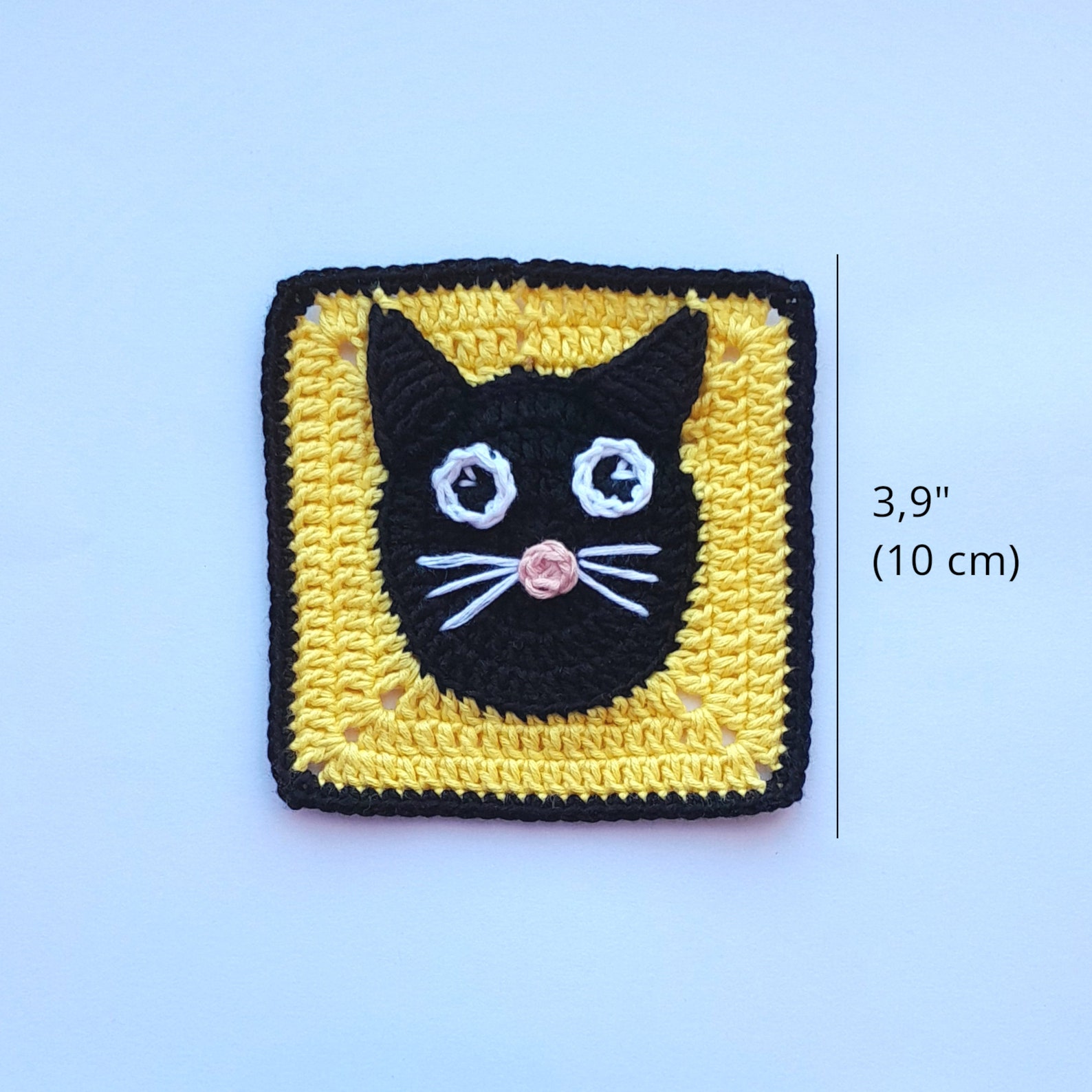 Crochet Granny Square Cat Pattern (PDF Download) - Etsy