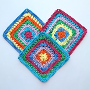 Granny Square Pattern, Crochet Granny Square Pattern, Crochet Granny Square PDF, Crochet Granny Square Download, Easy Granny Square Pattern