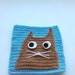 Granny Square Cat Pattern, Crochet Intarsia Square Cat Pattern, Cat ...