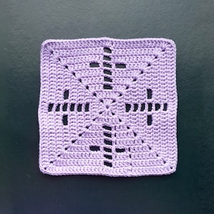 Croix grand-mère carrée au crochet (téléchargement PDF)
