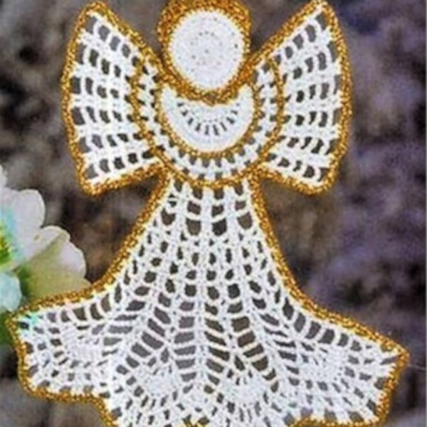Crochet Flat Angel Patterns - Etsy