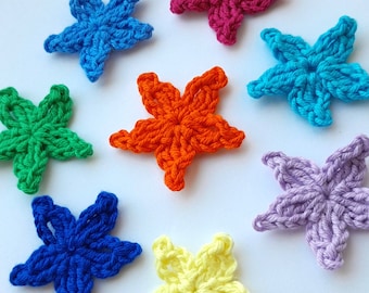 Crochet Christmas Star Pattern: Tree Garland Ornament (PDF Pattern)
