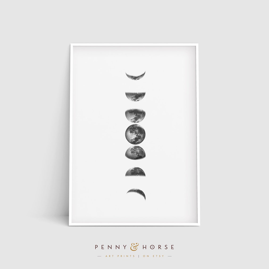 Phases of the Moon Printable Moon Phases Printable Moon | Etsy