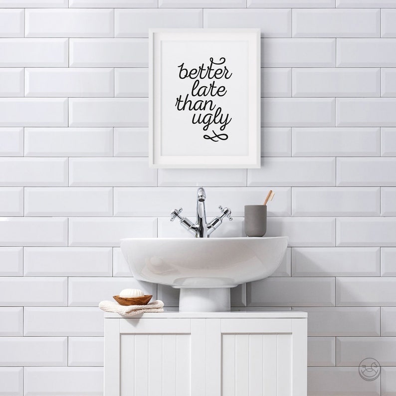 Funny Bathroom Art Bathroom Decor Bathroom Print Gift for Etsy UK