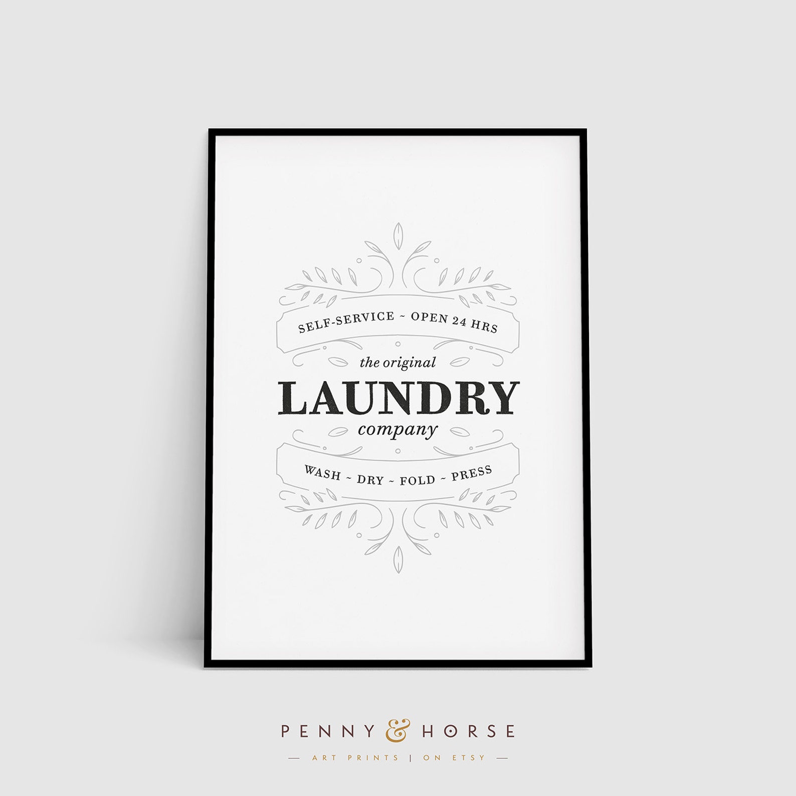 Vintage Laundry Print Laundry Wall Decor Printable Art Etsy