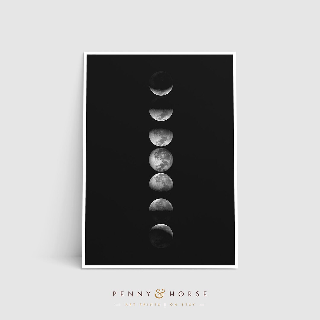 Phases of the Moon Printable Moon Phases Printable Moon Phases Print Phases of the Moon Printable Moon Phases Printable Moon Phases Print