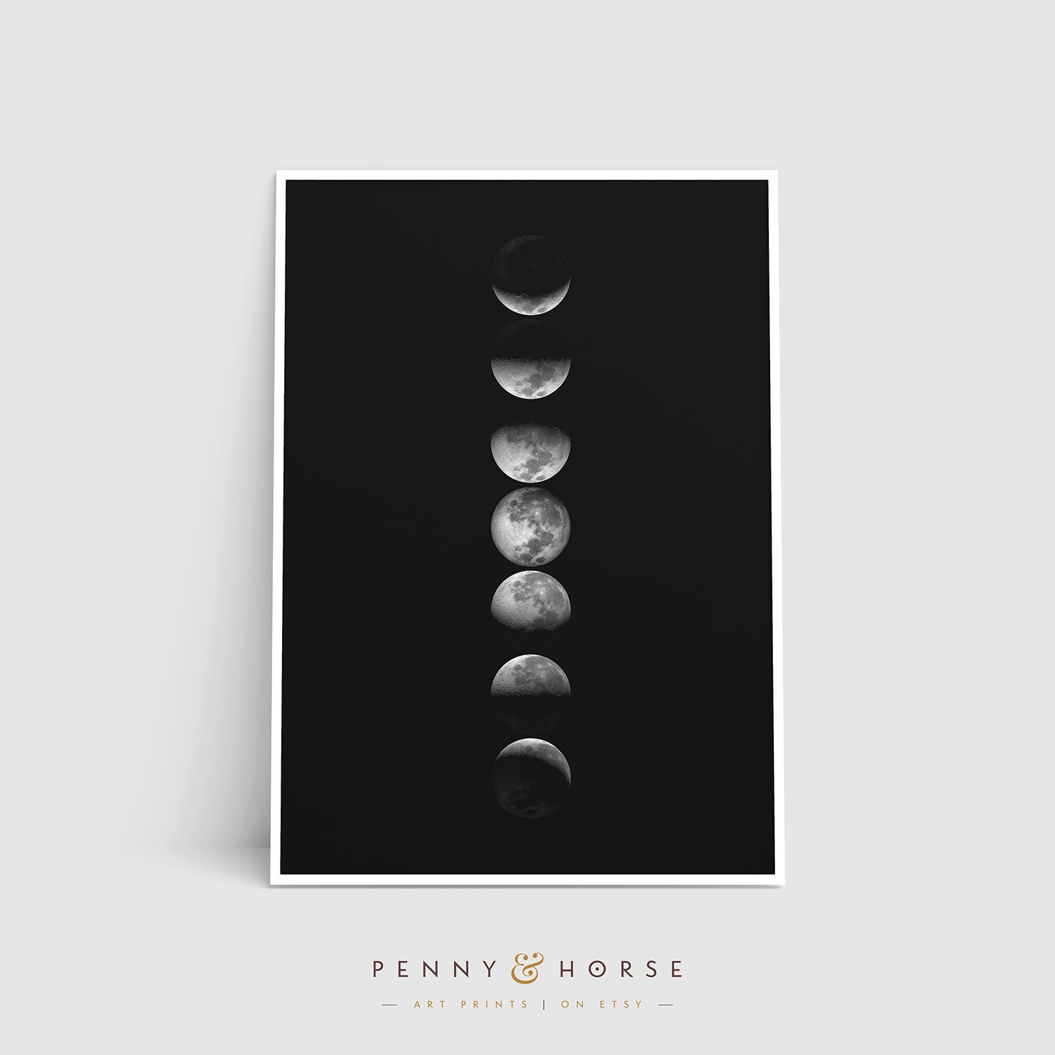 Phases of the Moon Printable Moon Phases Printable Moon | Etsy