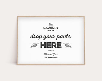 Laundry Room Sign, Digital Download, Laundry Room Decor, Bathroom Wall Decor, Laundry Sign, Bathroom Art, Funny Laundry Room Wall Art