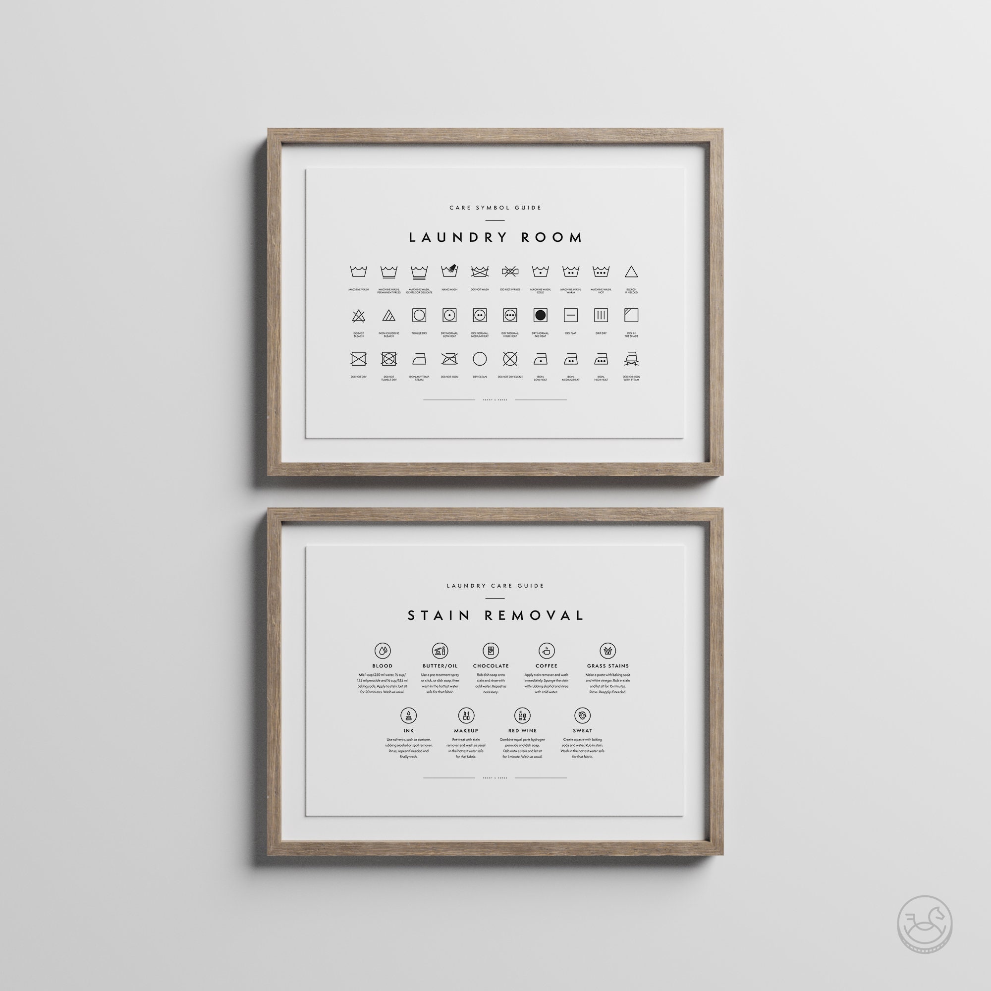 Laundry Room 2 Print Set, Printable Art, Laundry Wall Decor, Laundry ...