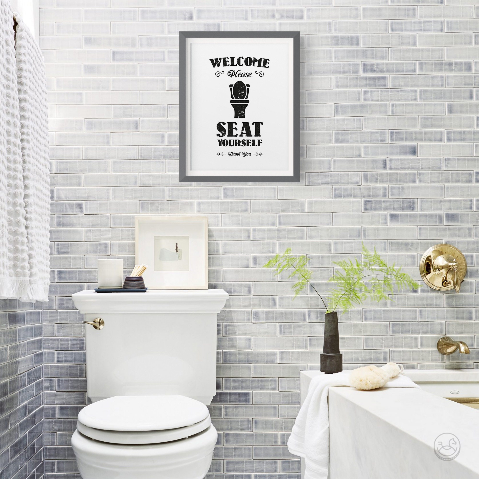Funny Bathroom Wall Decor Printable Art Kids Bathroom Decor | Etsy