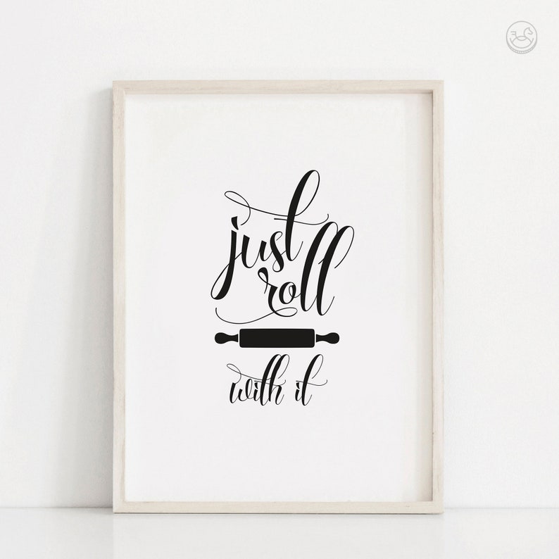 Kitchen Inspirational Print Set Printable Kitchen Art Funny - Etsy UK