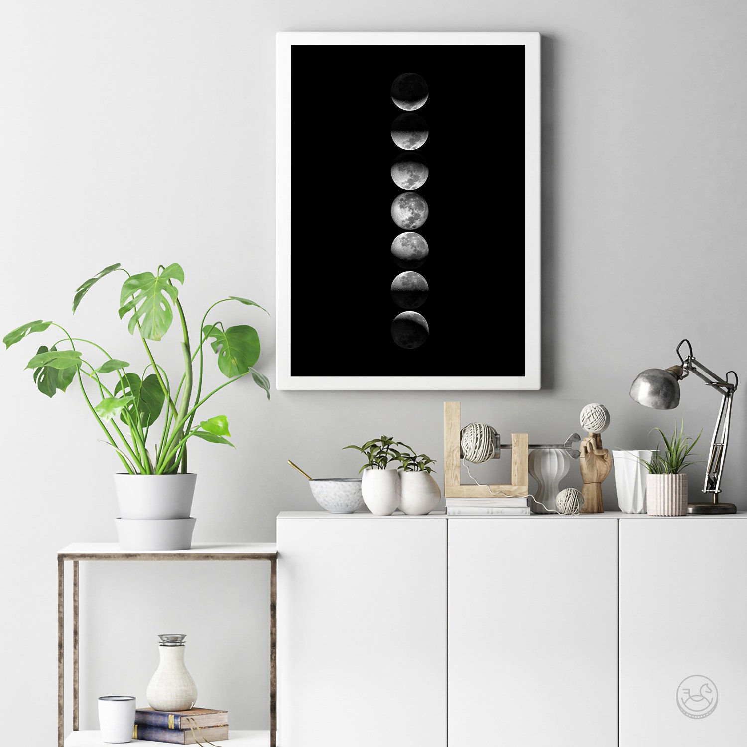 Phases of the Moon Printable Moon Phases Printable Moon - Etsy