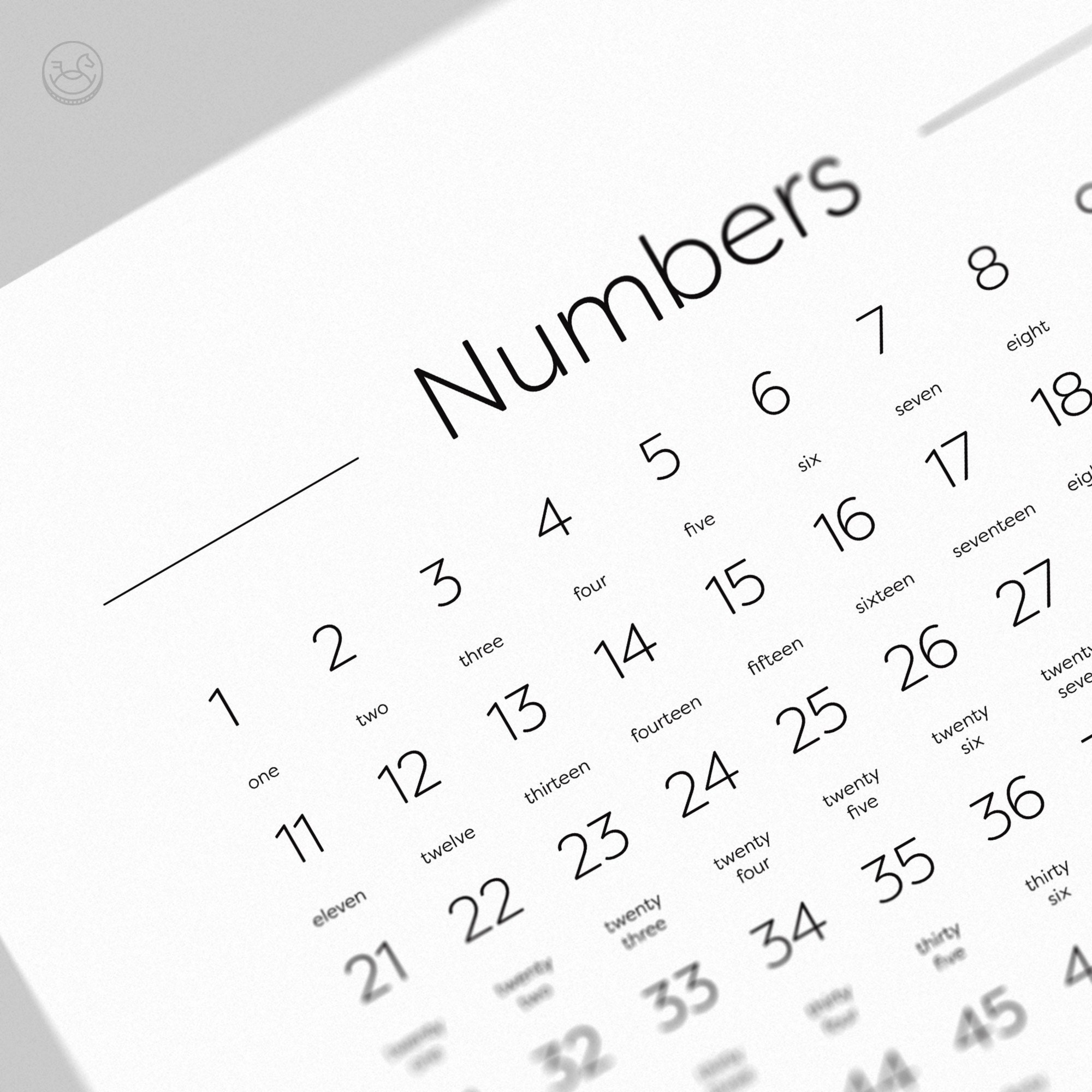 1 100 numbers chart count to 100 printable numbers counting etsy