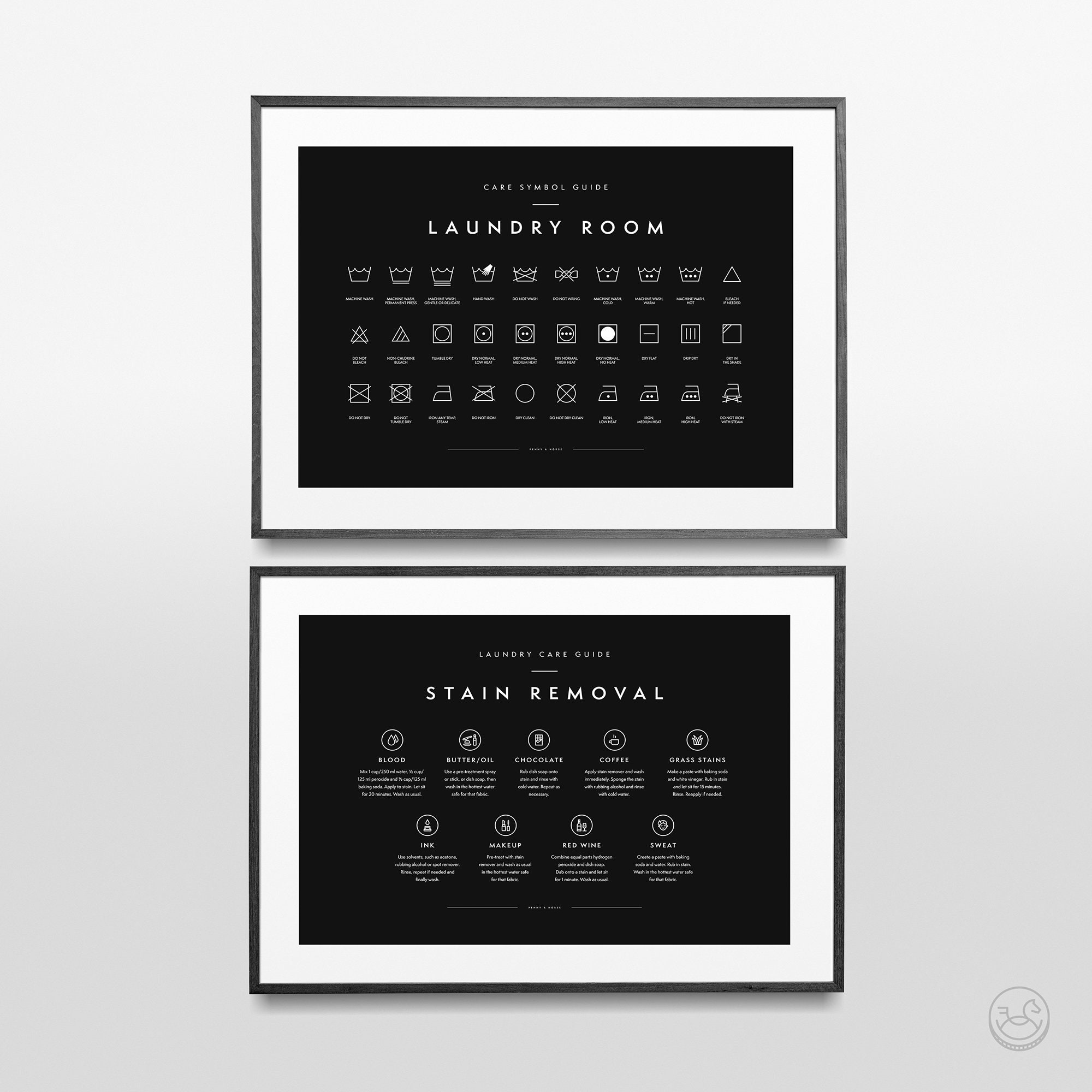 Laundry Room 2 Print Set, Printable Art, Laundry Wall Decor, Laundry ...