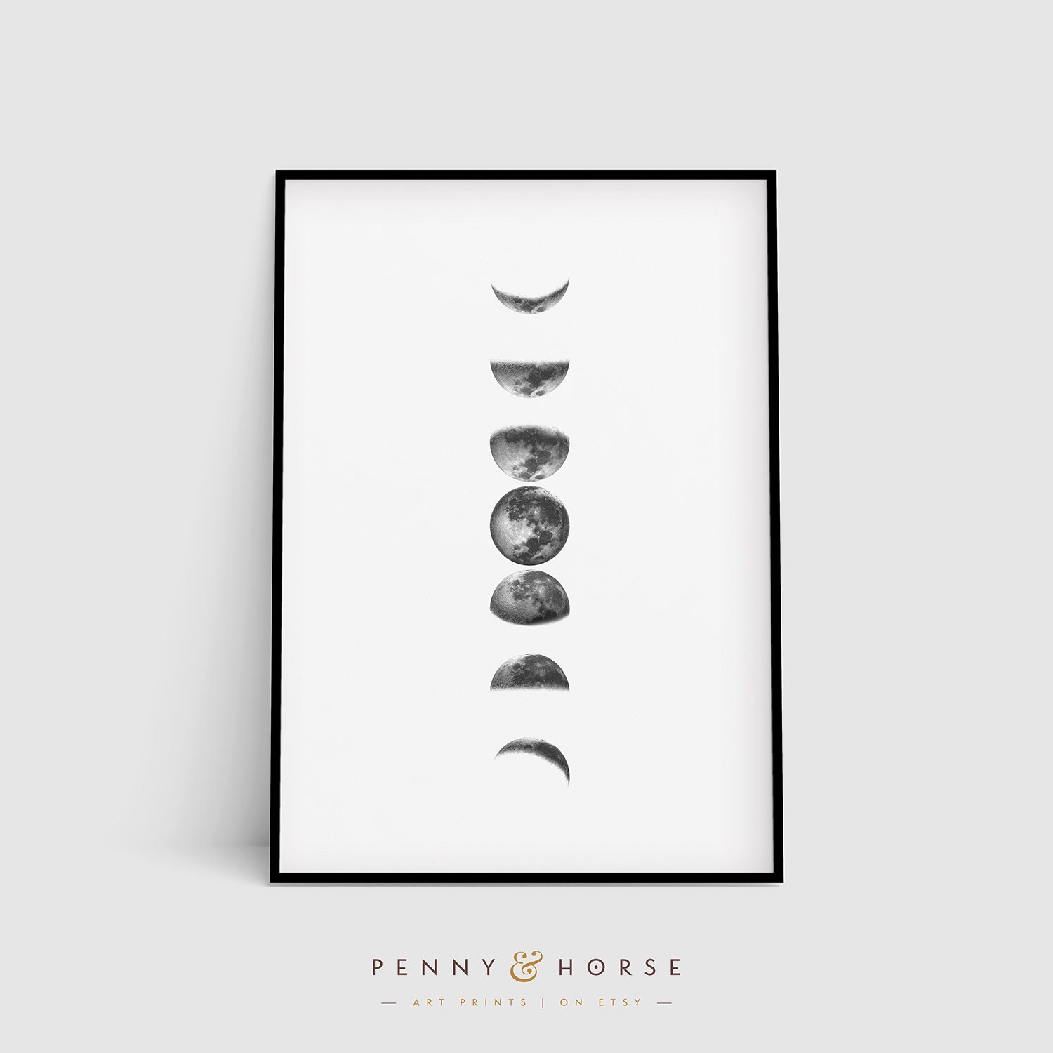 Phases of the Moon Printable Moon Phases Printable Moon | Etsy
