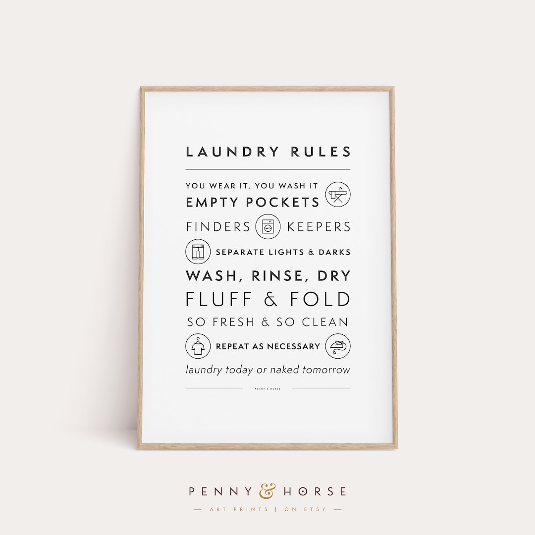 laundry-rules-printable-art-digital-download-laundry-wall-decor