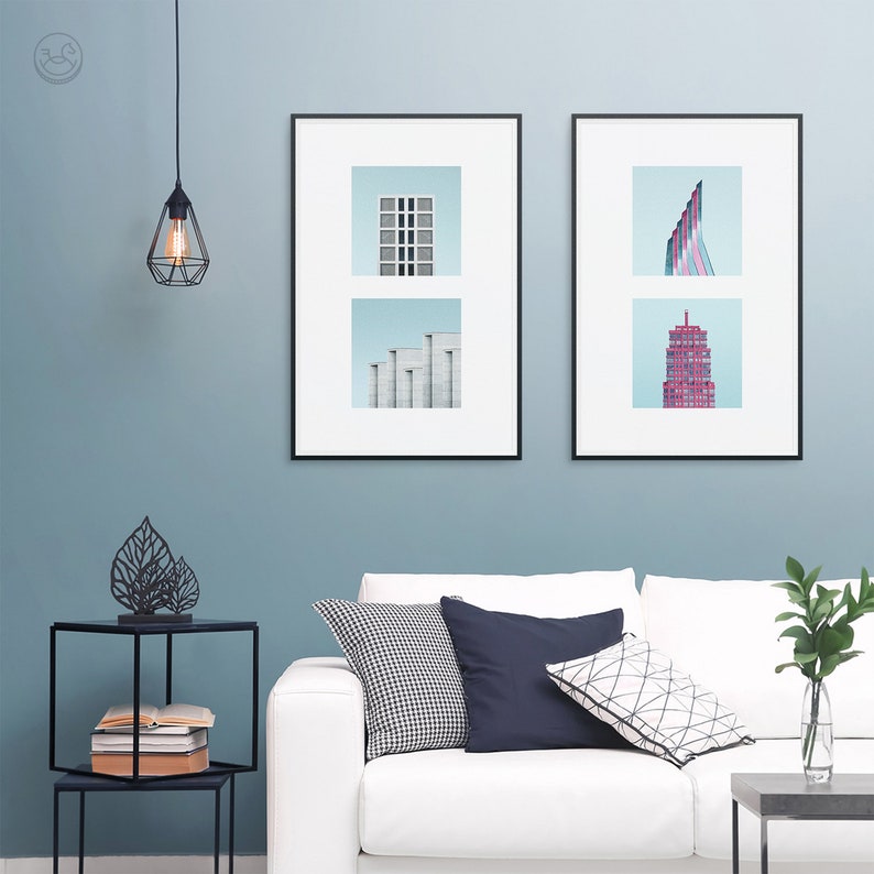 Architecture Print, Printable Wall Art, Photography, Abstract Print Set, Wall Decor, Digital Download, Office Decor, Printable Art image 3