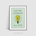 Retro Monopoly Inspired Electric Company Printable, Minimalist Mint ...