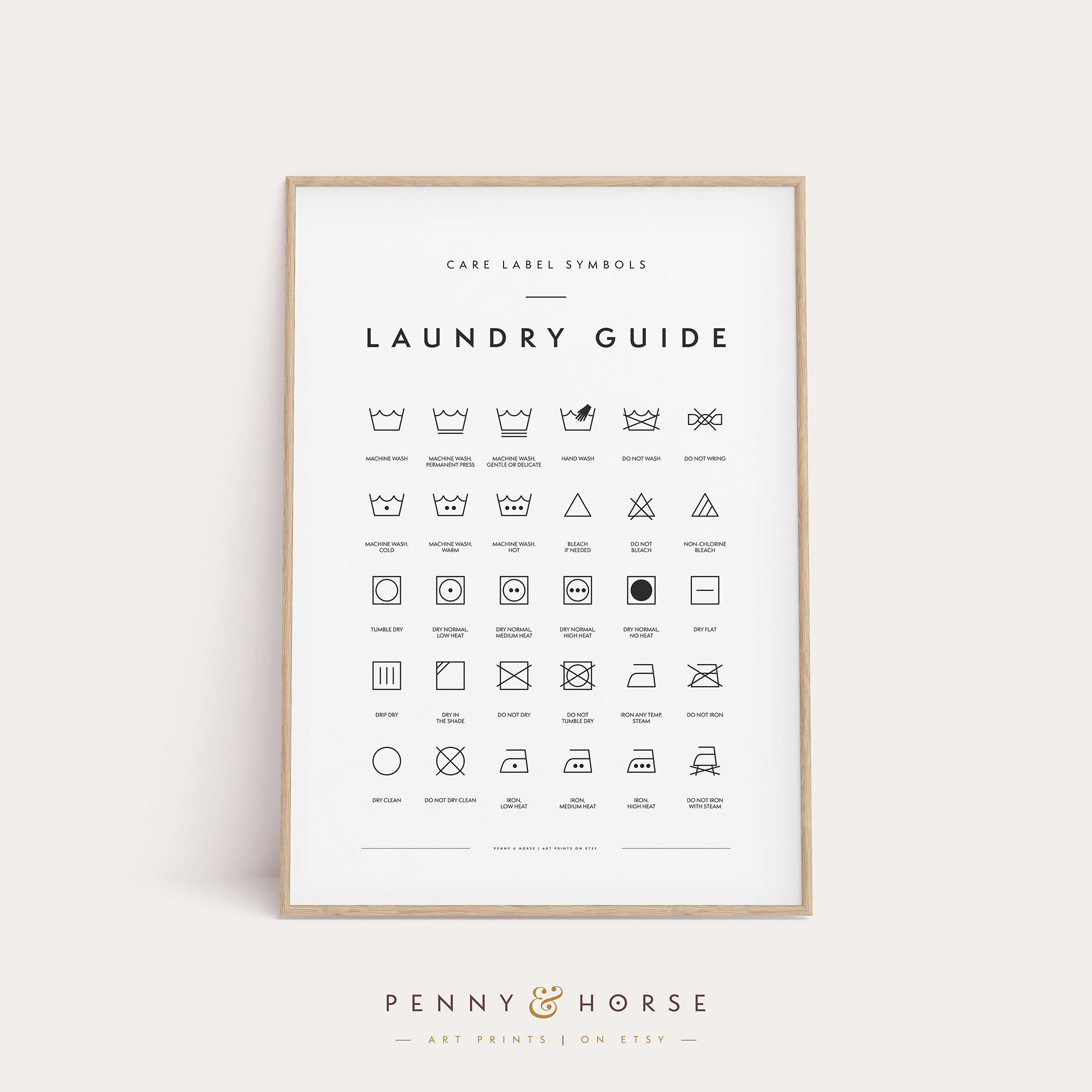 Laundry Room 3 Print Set Laundry Wall Decor Laundry Care Etsy