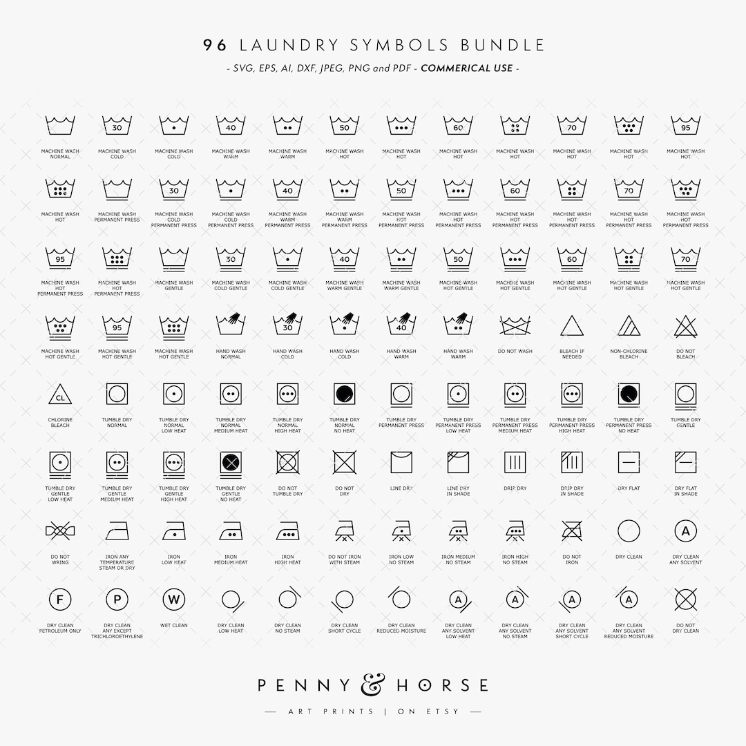 Washing Symbols & Clothing Labels Explained