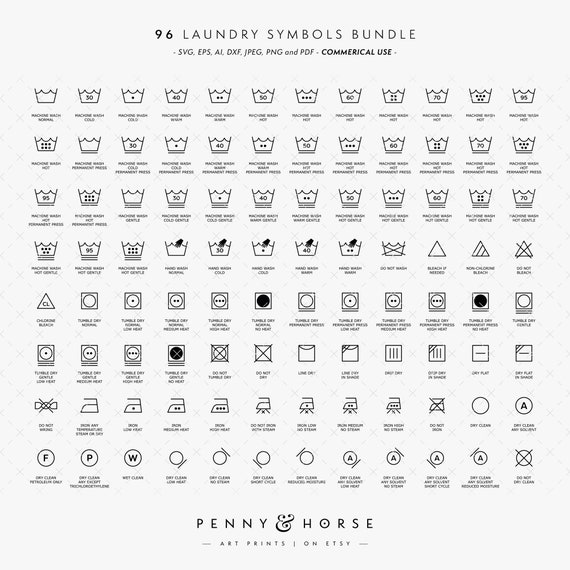 A Complete Guide to Laundry Symbols