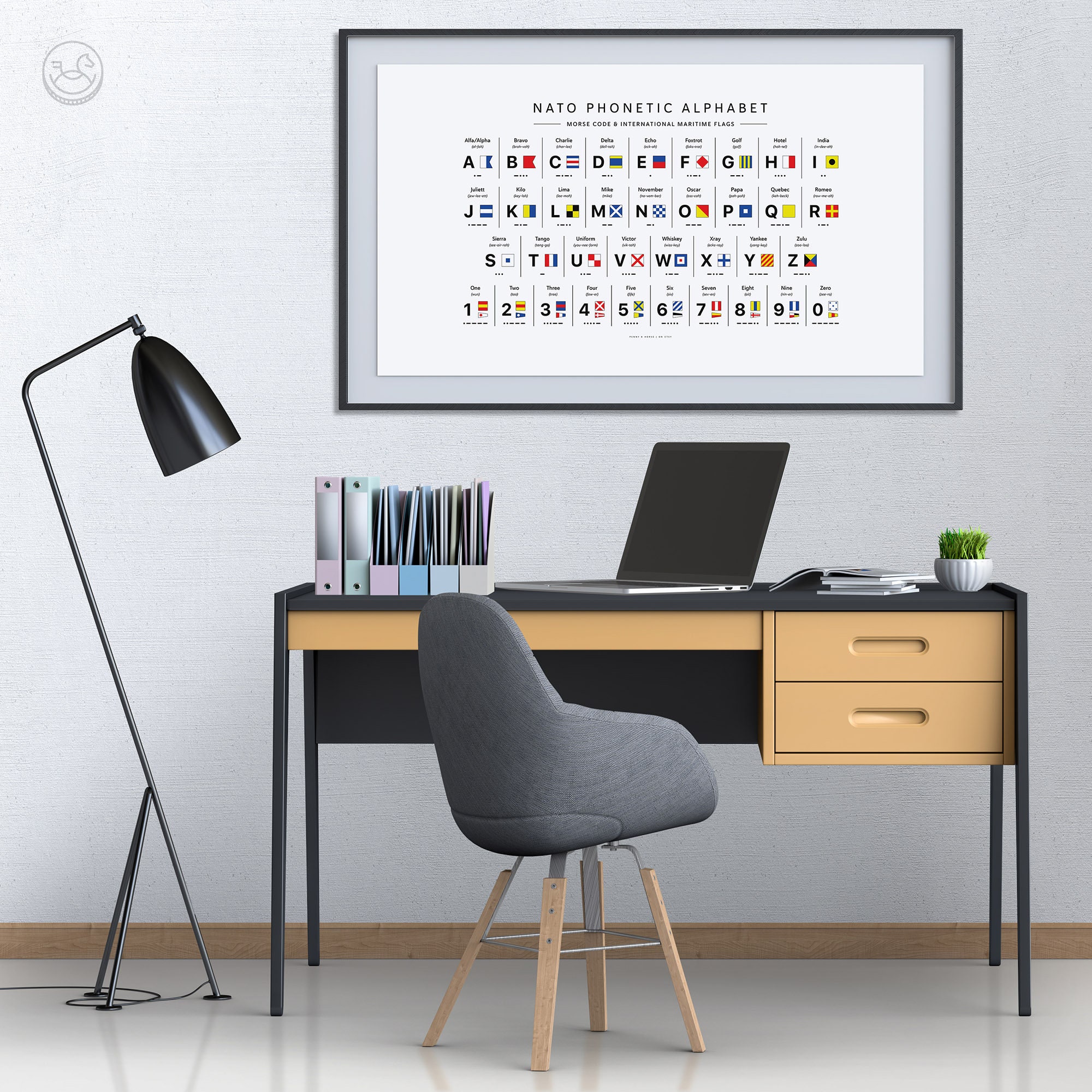 Phonetic Alphabet Maritime Signal Flag Morse Code Chart - Etsy Australia