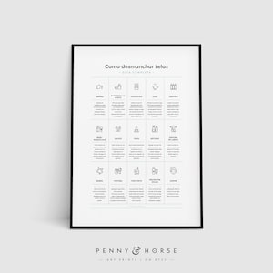 Spanish Laundry Room Complete Stain Removal Guide, Como desmanchar telas, Guía de Lavandería, Printable Wall Art, Laundry Room Decor